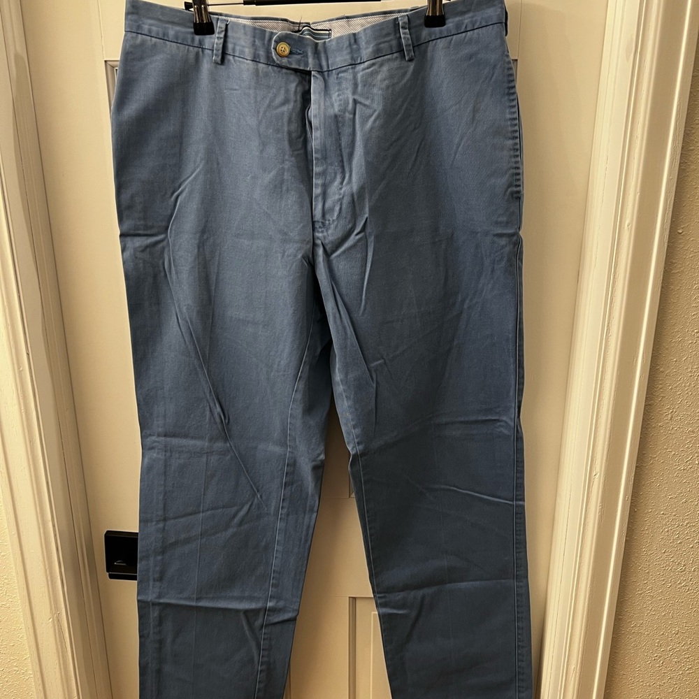 Men's Blue Casual Pants